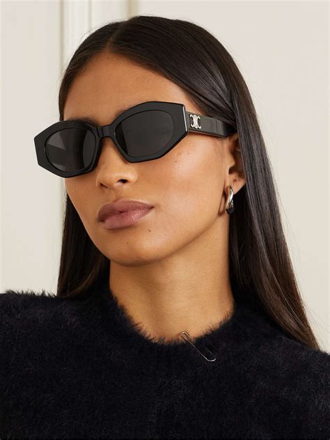 53mm cat eye sunglasses celine|authentic celine sunglasses.